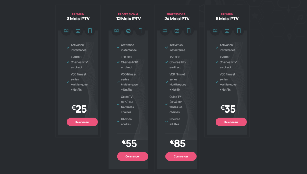 IPTV avec Chaînes Adultes